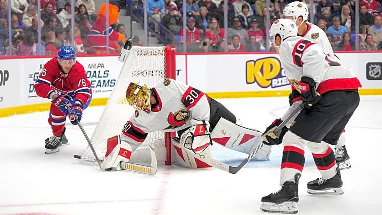 Ersson’s debut as a Senator shows his dependability