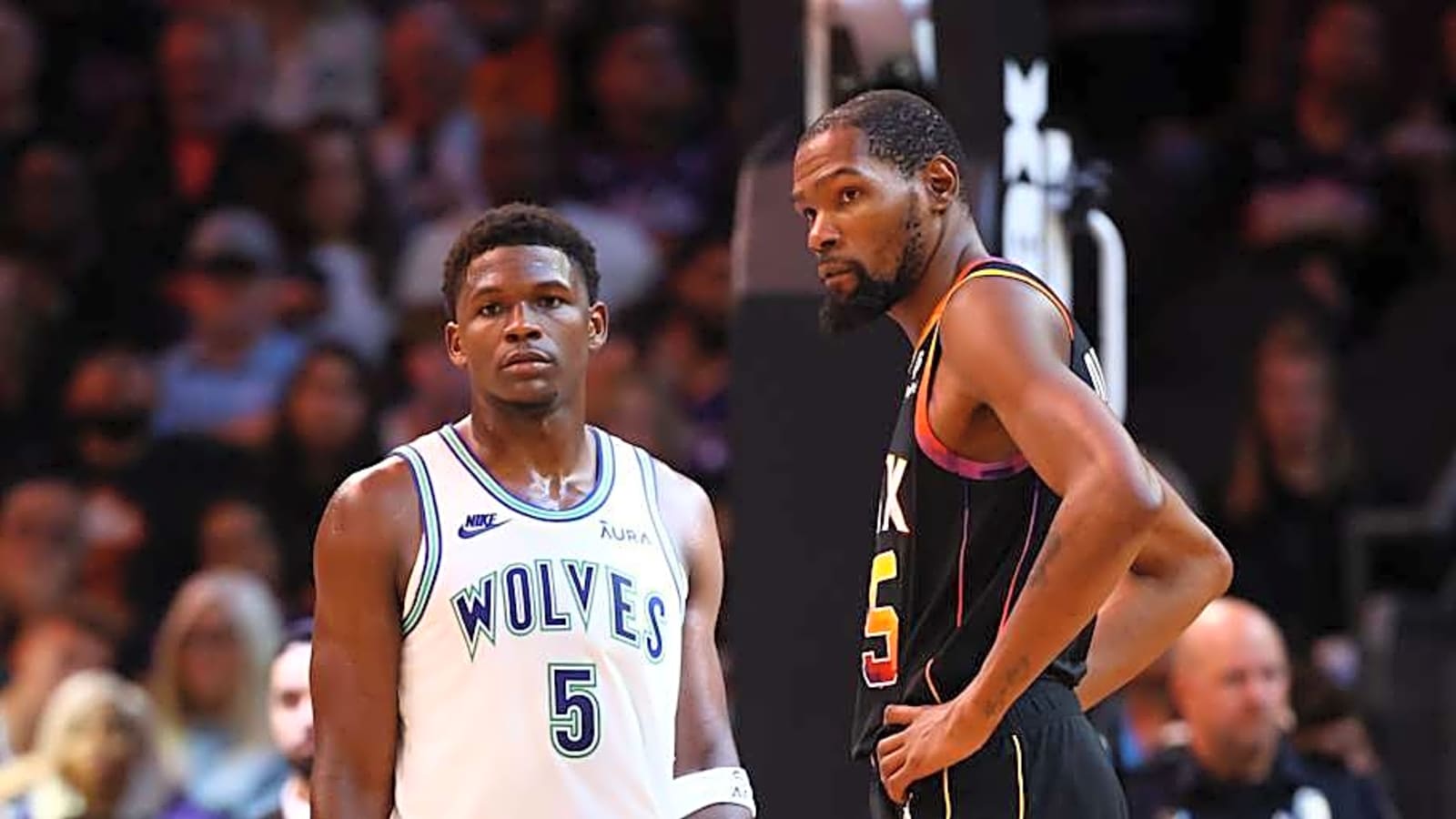 Anthony Edwards not recruiting Kevin Durant to Wolves, insiders say