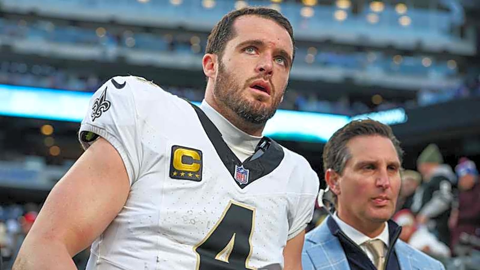 Saints’ Tyler Shough Gets Honest About Derek Carr’s Retirement