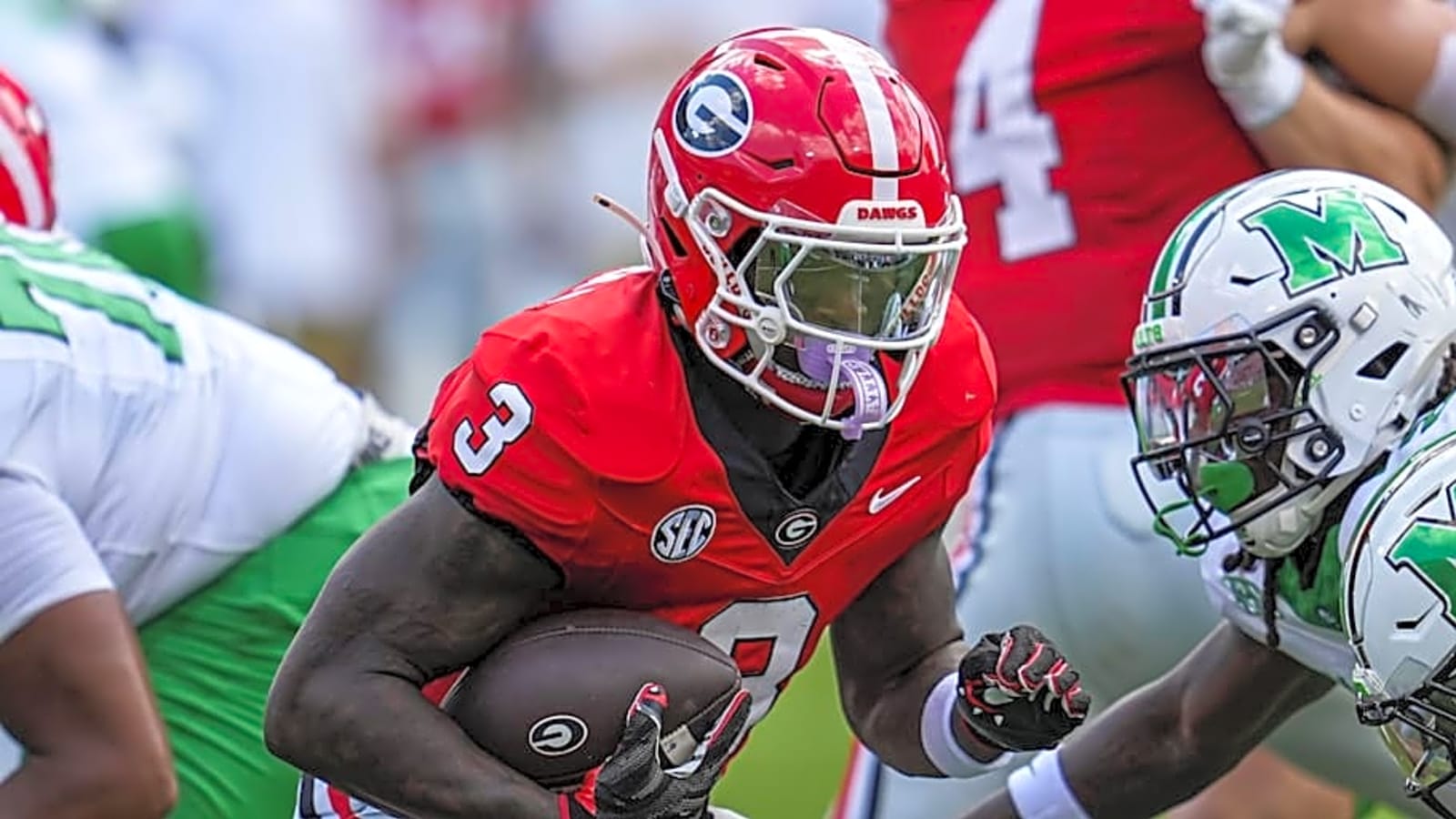 Georgia Bulldogs RB Nate Frazier Says Team Has 'Room For Improvement' After Week One