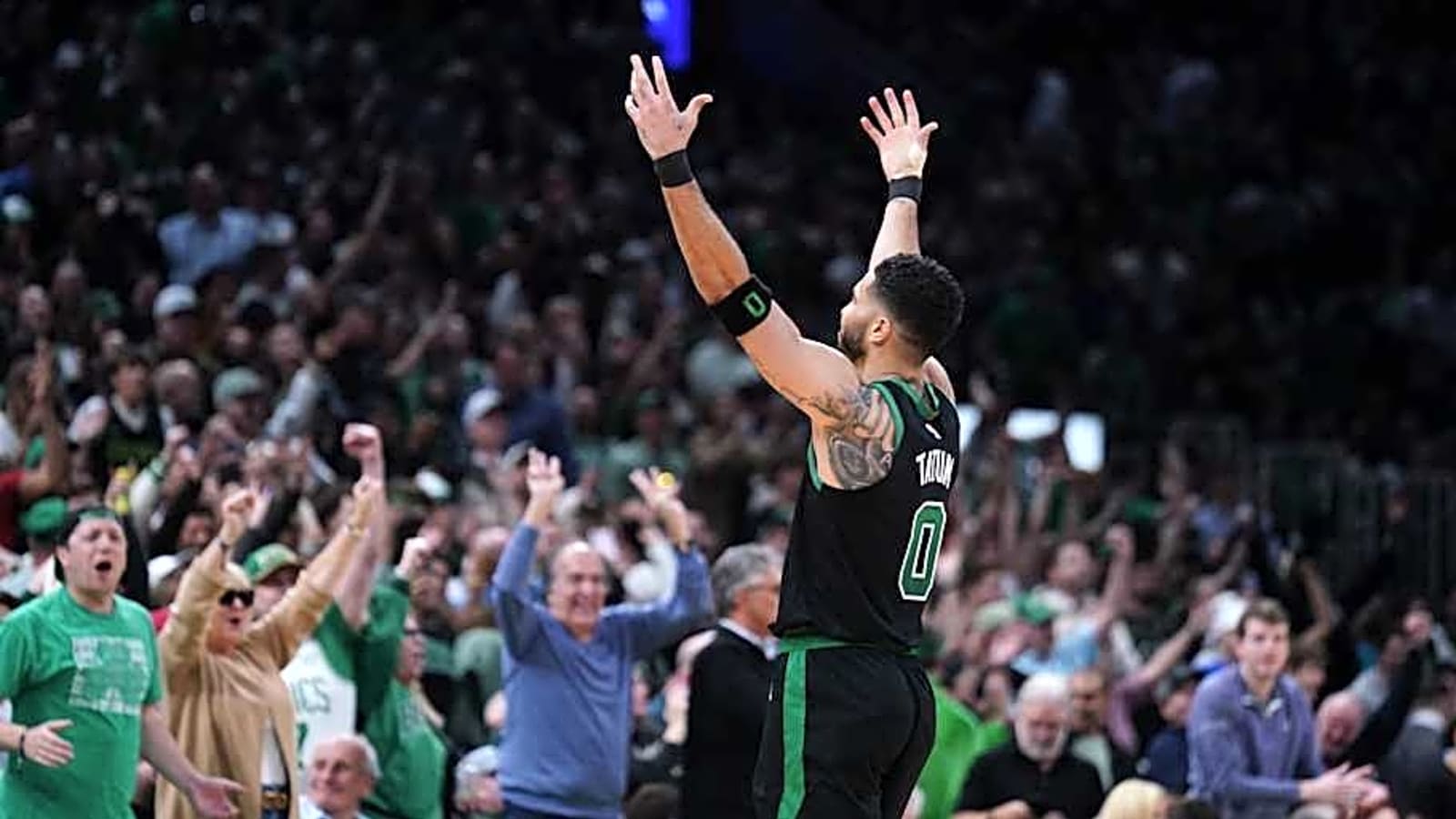 Celtics&#39; Jayson Tatum Has Bizarre Response to Title Repeat Chance