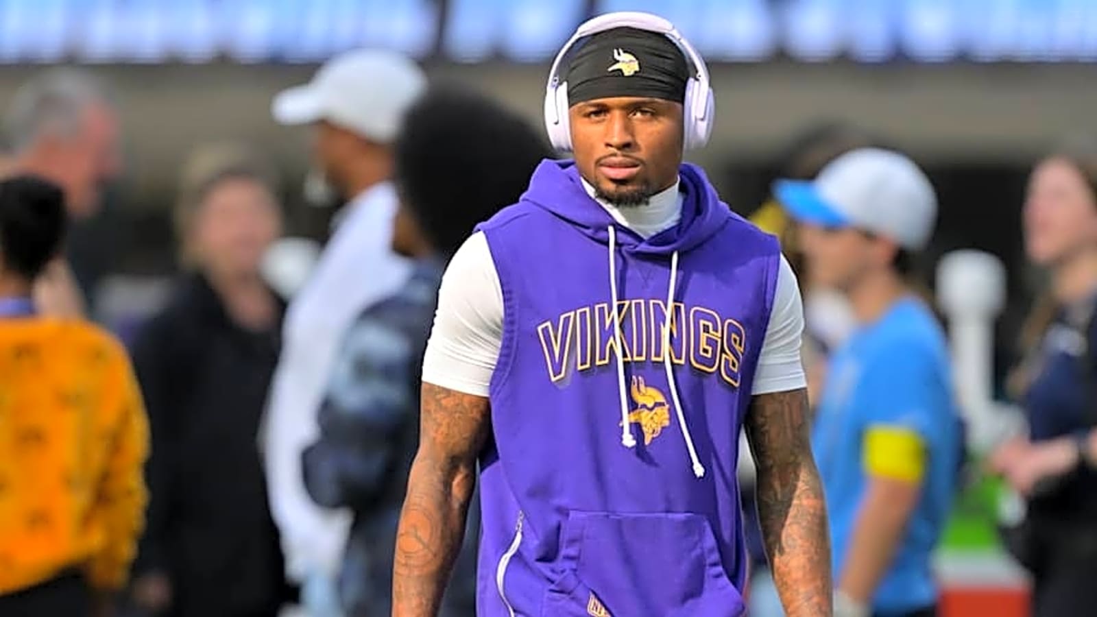 Vikings' Isaiah Rodgers reacts to controversial overturn of his pick-six