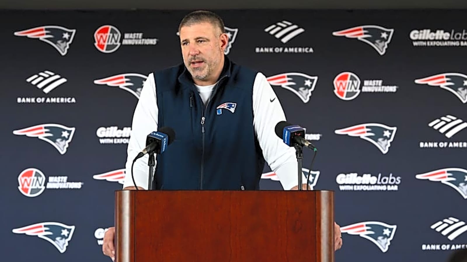 Patriots' Mike Vrabel Addresses Stefon Diggs Charges