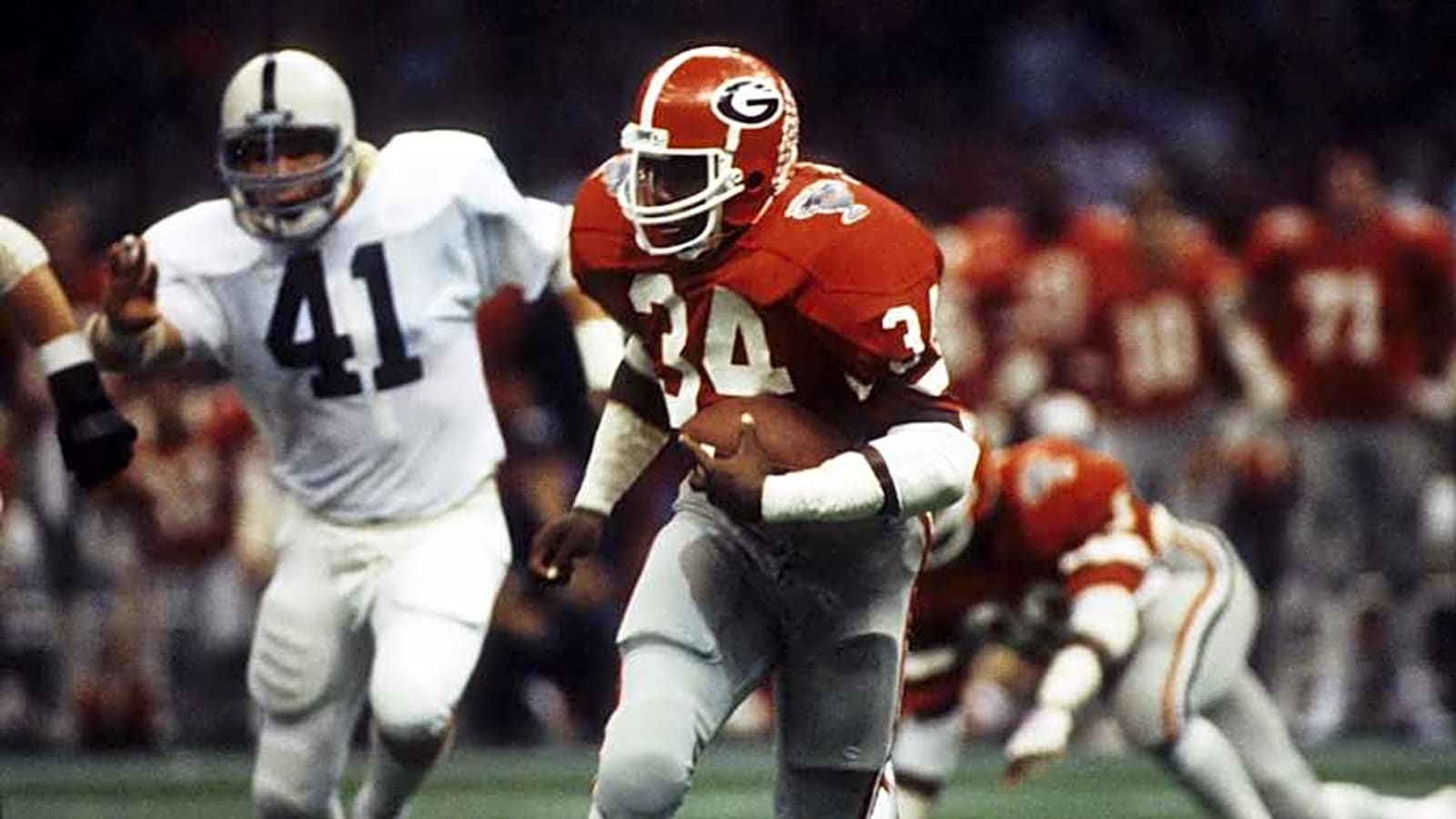 Georgia&#39;s Herschel Walker Named Best College Football Player Ever to Wear Number 34