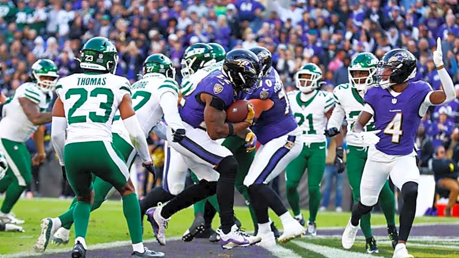 Ravens Winning Streak Continues in Big Win Over Jets