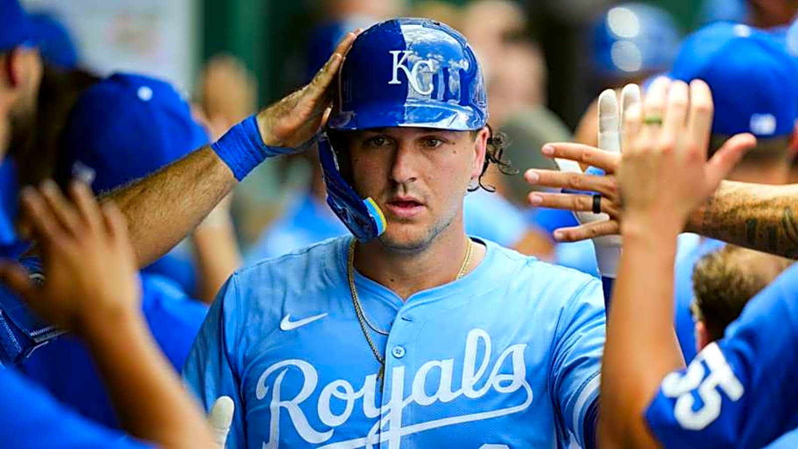Royals&#39; Vinnie Pasquantino Has Relatable Yankees, Red Sox Admission