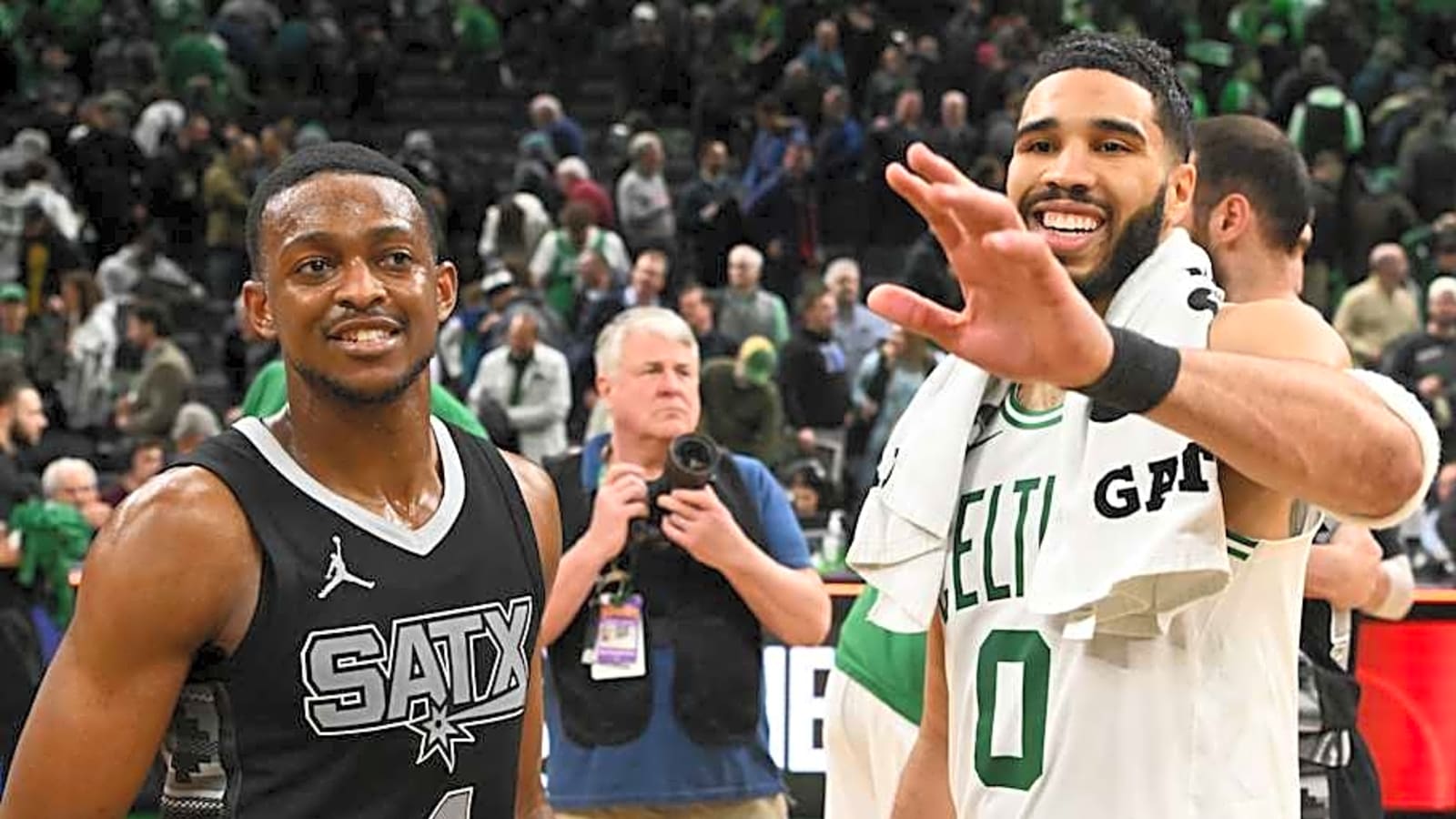 Jayson Tatum Makes Feelings Clear About San Antonio Spurs Latest Signing