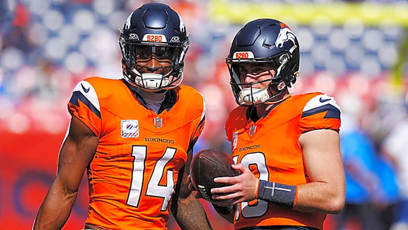 Broncos&#39; QB/WR Duo Receives Curious Offseason Ranking via PFF