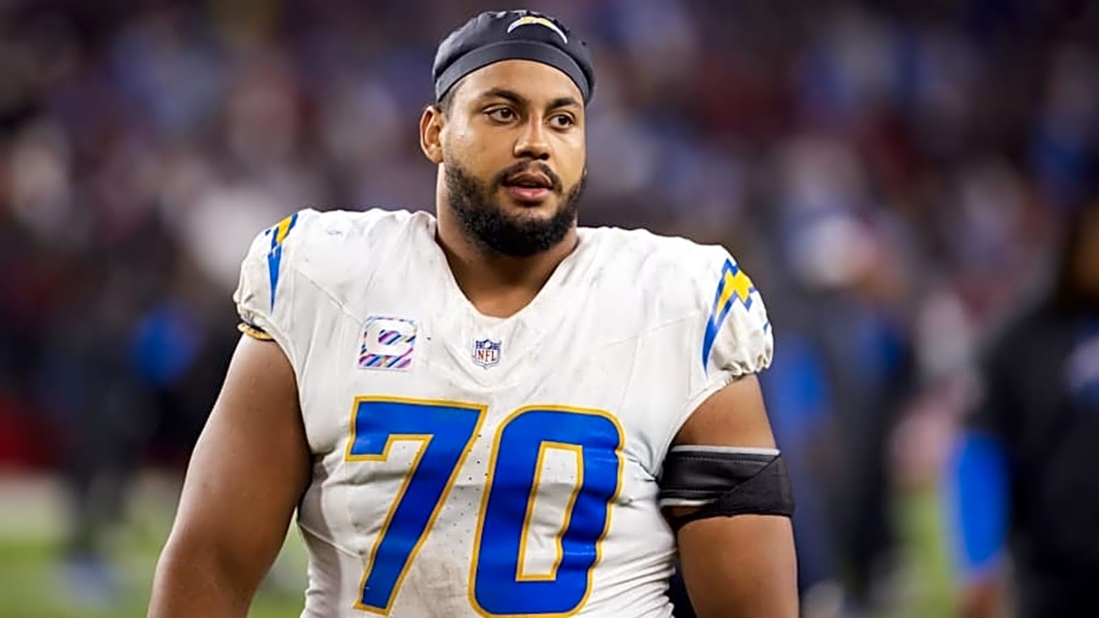 Greg Roman explains Rashawn Slater&#39;s sudden absence from Chargers training camp