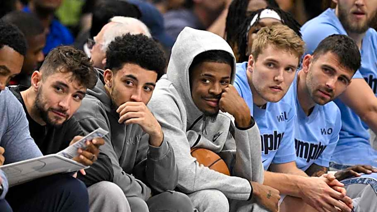 Ja Morant and Klay Thompson exchange words after heated Grizzlies–Mavs finish