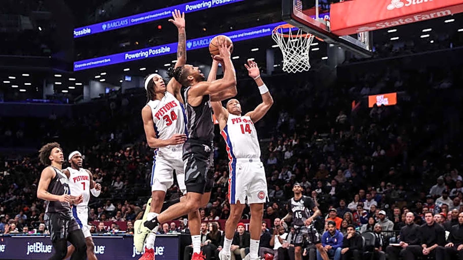Detroit Pistons Forward Shows Off Improved Physical Frame