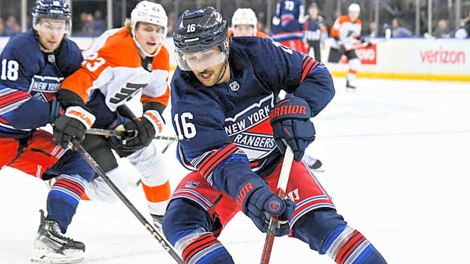 Rangers Veteran Center Missing Time with Upper-Body Injury