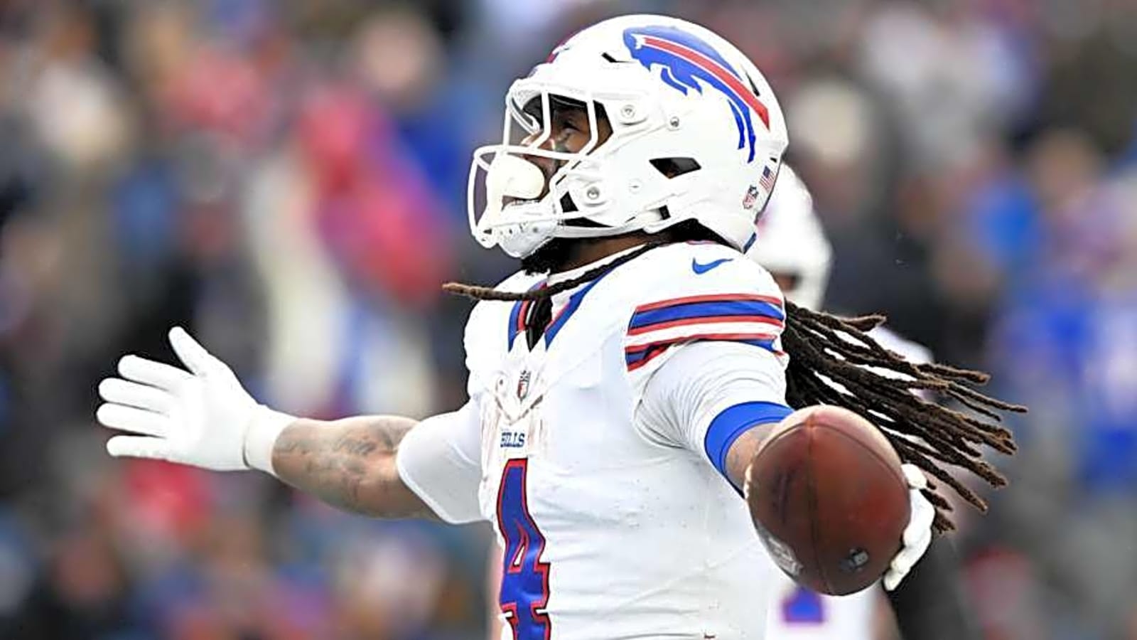 "James Cook Sits Out OTAs Amid Extension Standoff With Bills" "James Cook Sits Out OTAs Amid Extension Standoff With Bills"