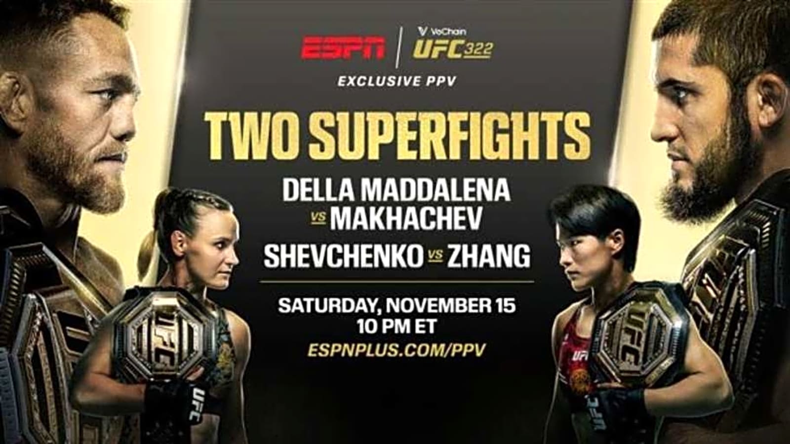 UFC 322: Della Maddalena vs. Makhachev full card, preview, odds