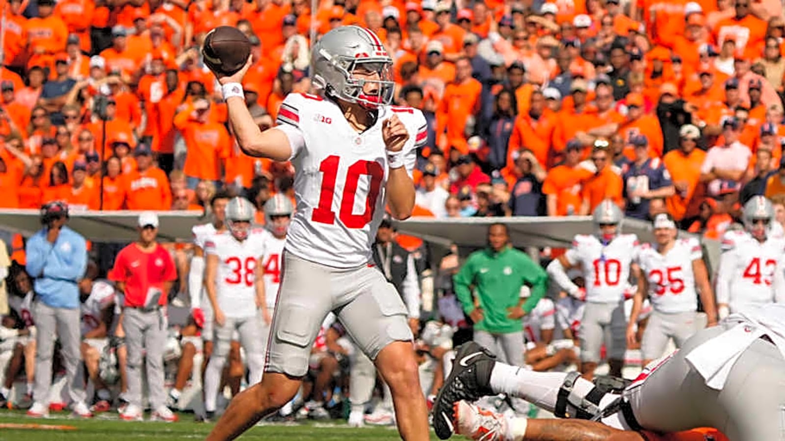 PFF grade shows just how good Ohio State QB Julian Sayin has been