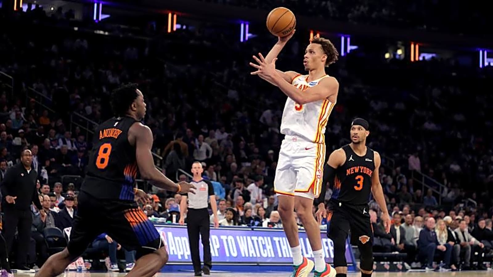Dyson Daniels Doesn't Mince Words Following Blowout Loss to Knicks: 'We got smashed tonight…They manhandled us.'