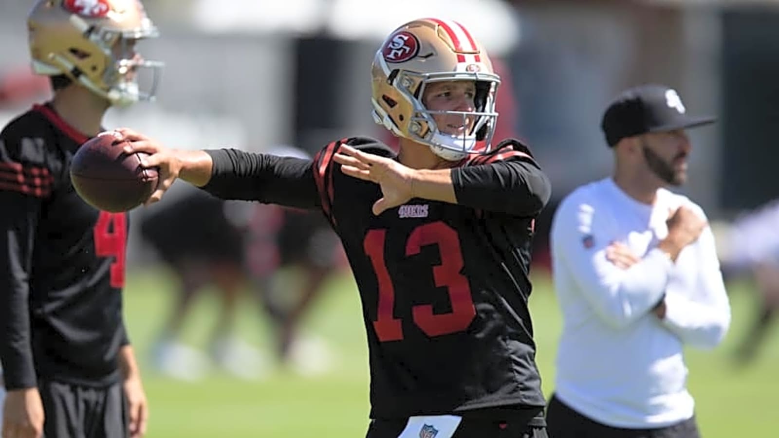 Brock Purdy Throws Three Interceptions on Day 1 of 49ers Minicamp