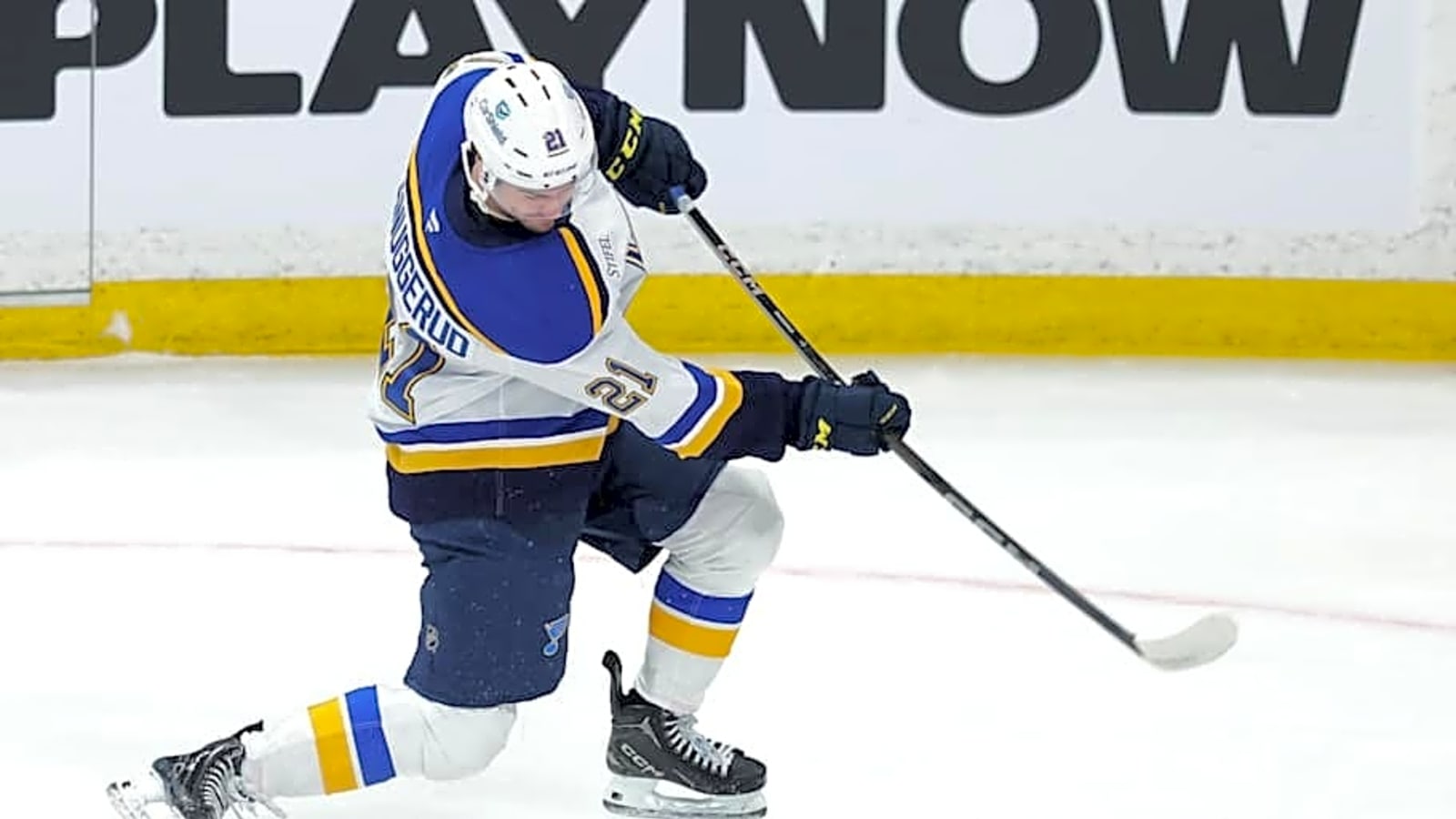 Watch: Jimmy Snuggerud scores first NHL playoff goal, joins elite company