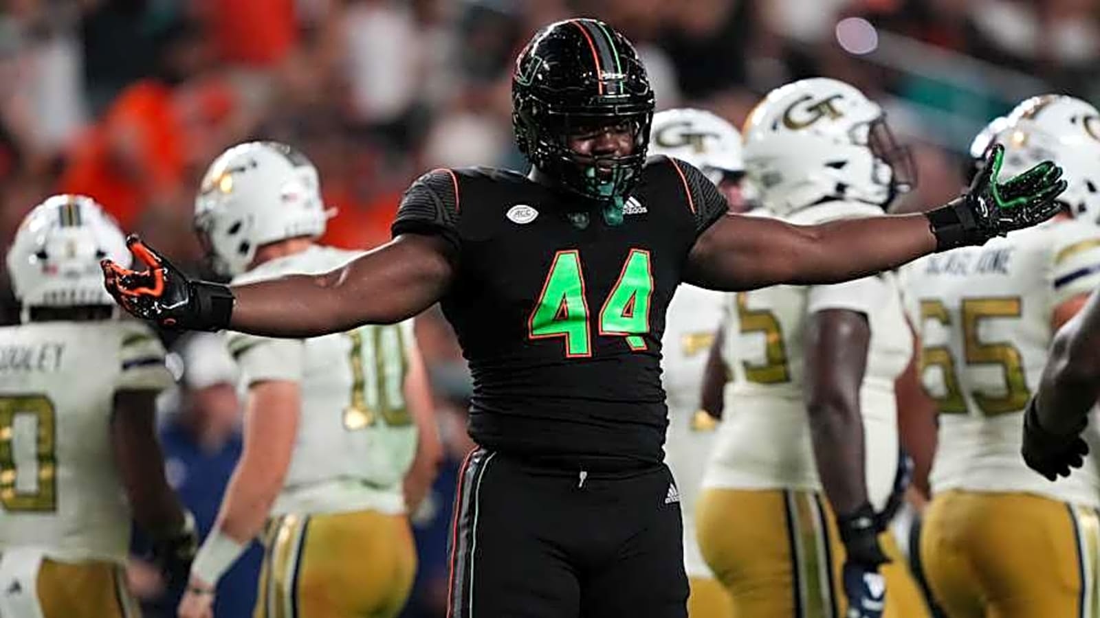 ESPN Projects Miami&#39;s Rueben Bain Jr. to Get Selected at No. 7 by Las Vegas Raiders