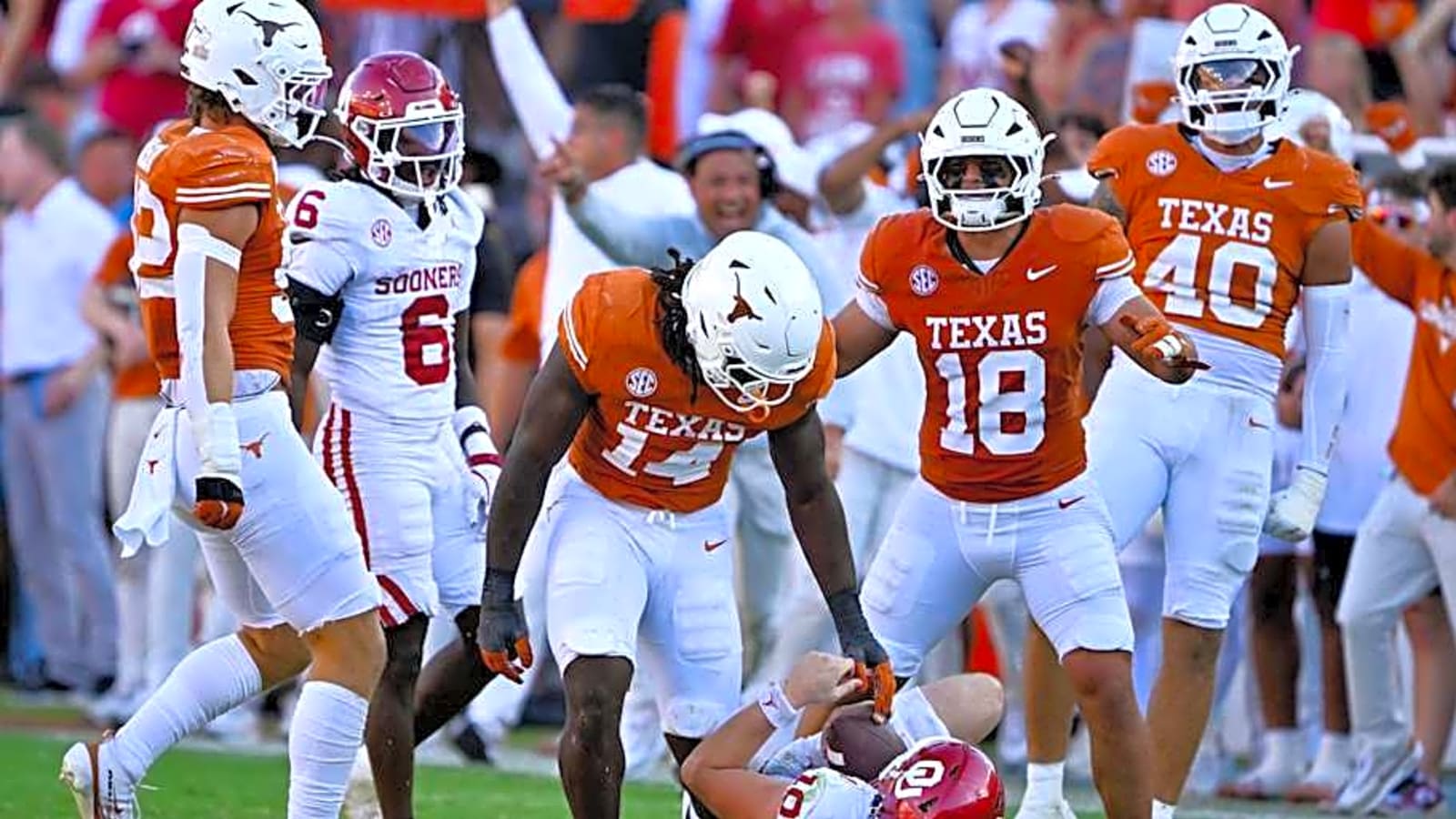 The Ugly, Bad, Good, Great & Grand of Texas&#39; Win Over Oklahoma