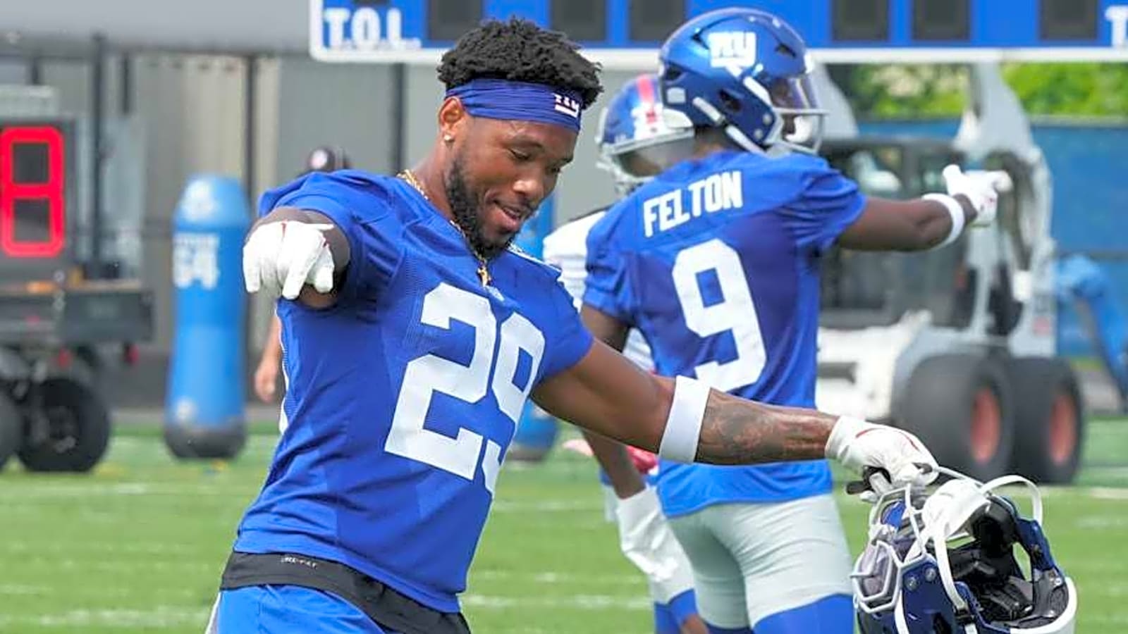 Giants RB Tyrone Tracy, Jr. Looking to Improve Ball Security Issues