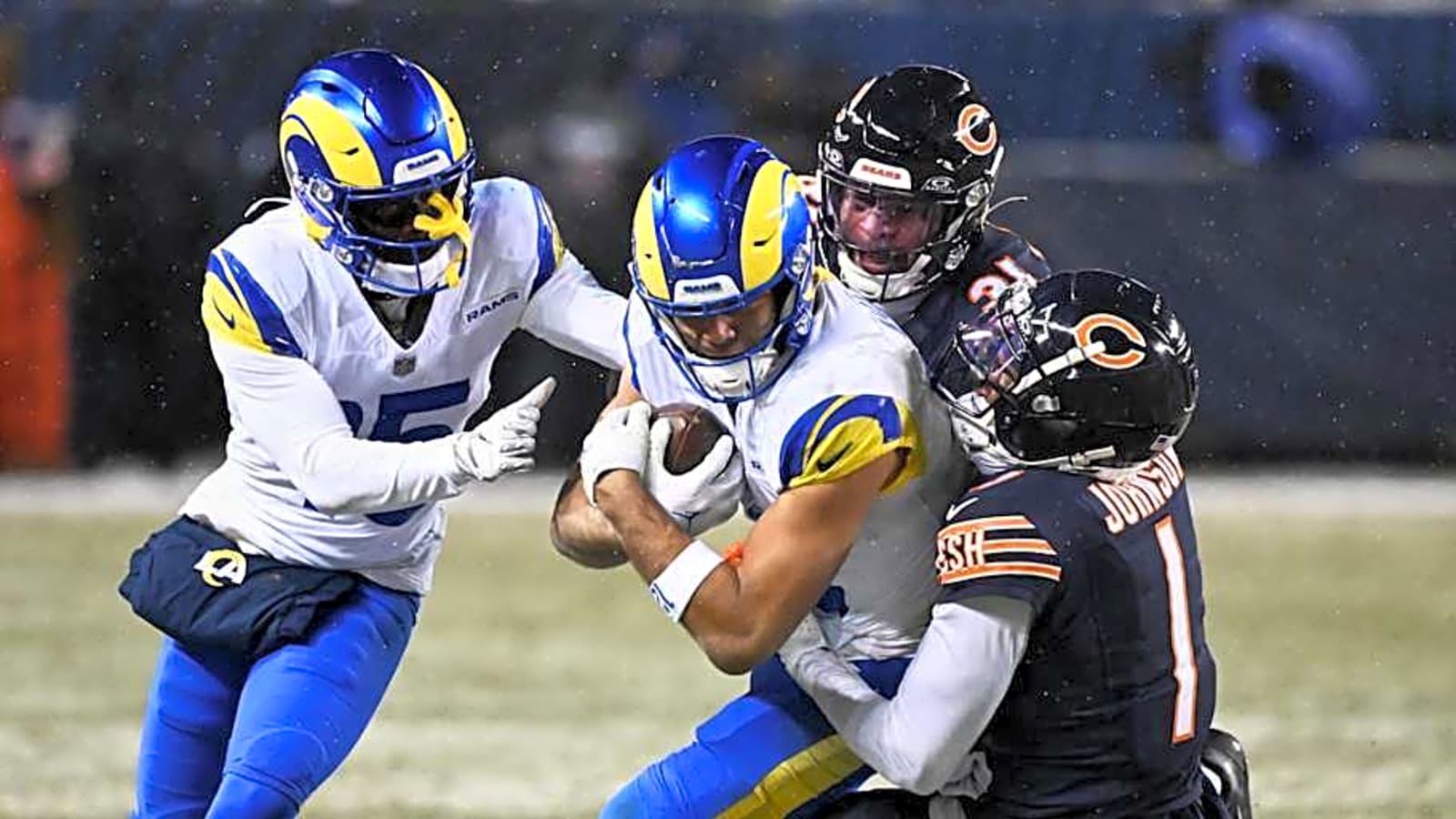 Rams' Puka Nacua Discusses Playoff Win Over the Bears