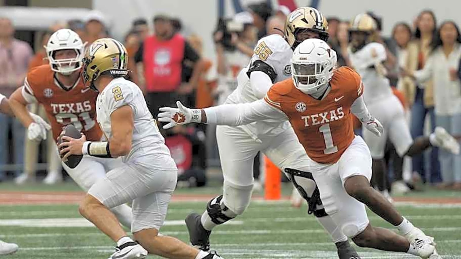 How Texas Longhorns Stifled Vanderbilt's High-Powered Rushing Attack