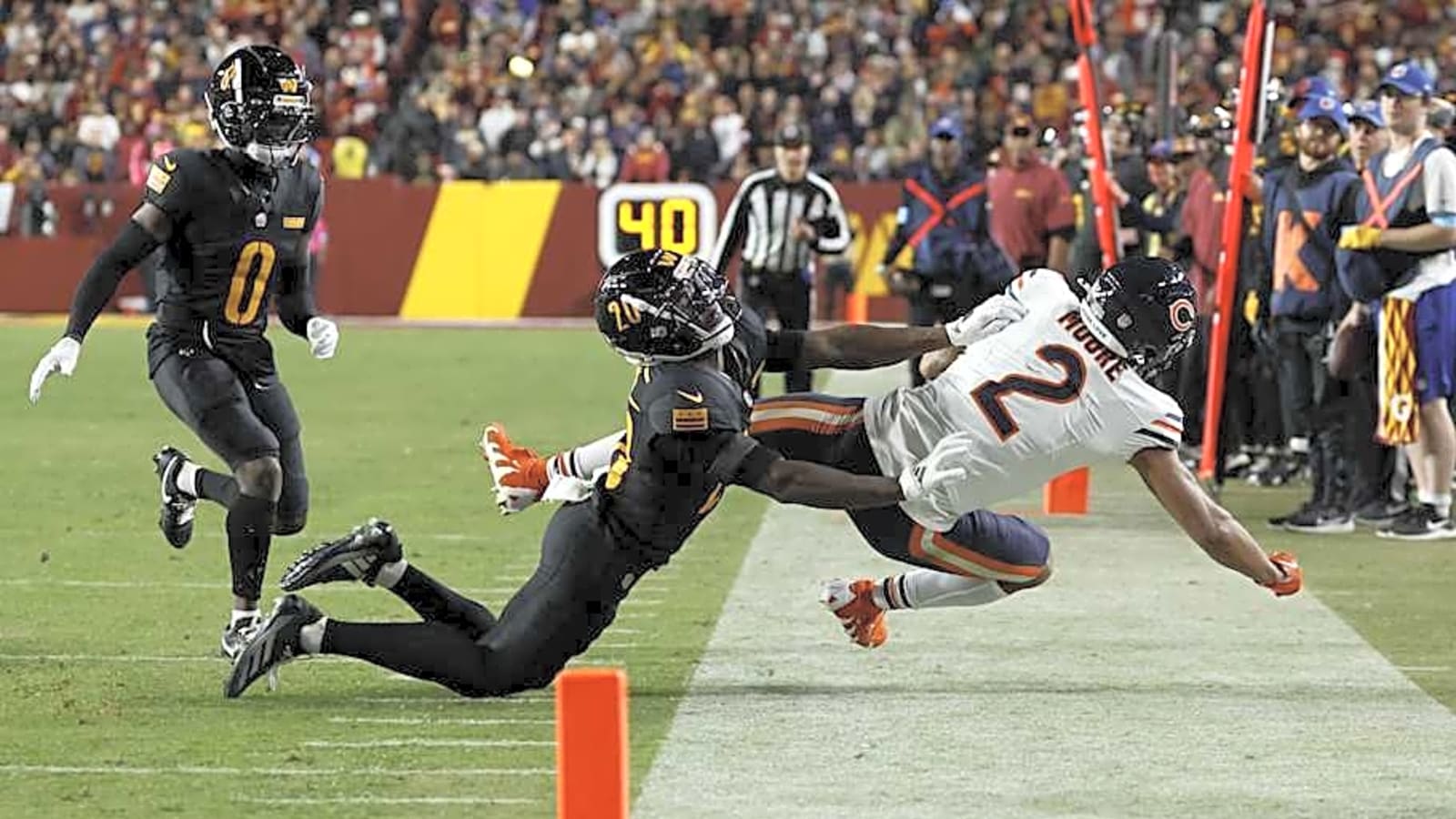 Bears get injury update on WR DJ Moore in advance of Sunday&#39;s game vs. Saints