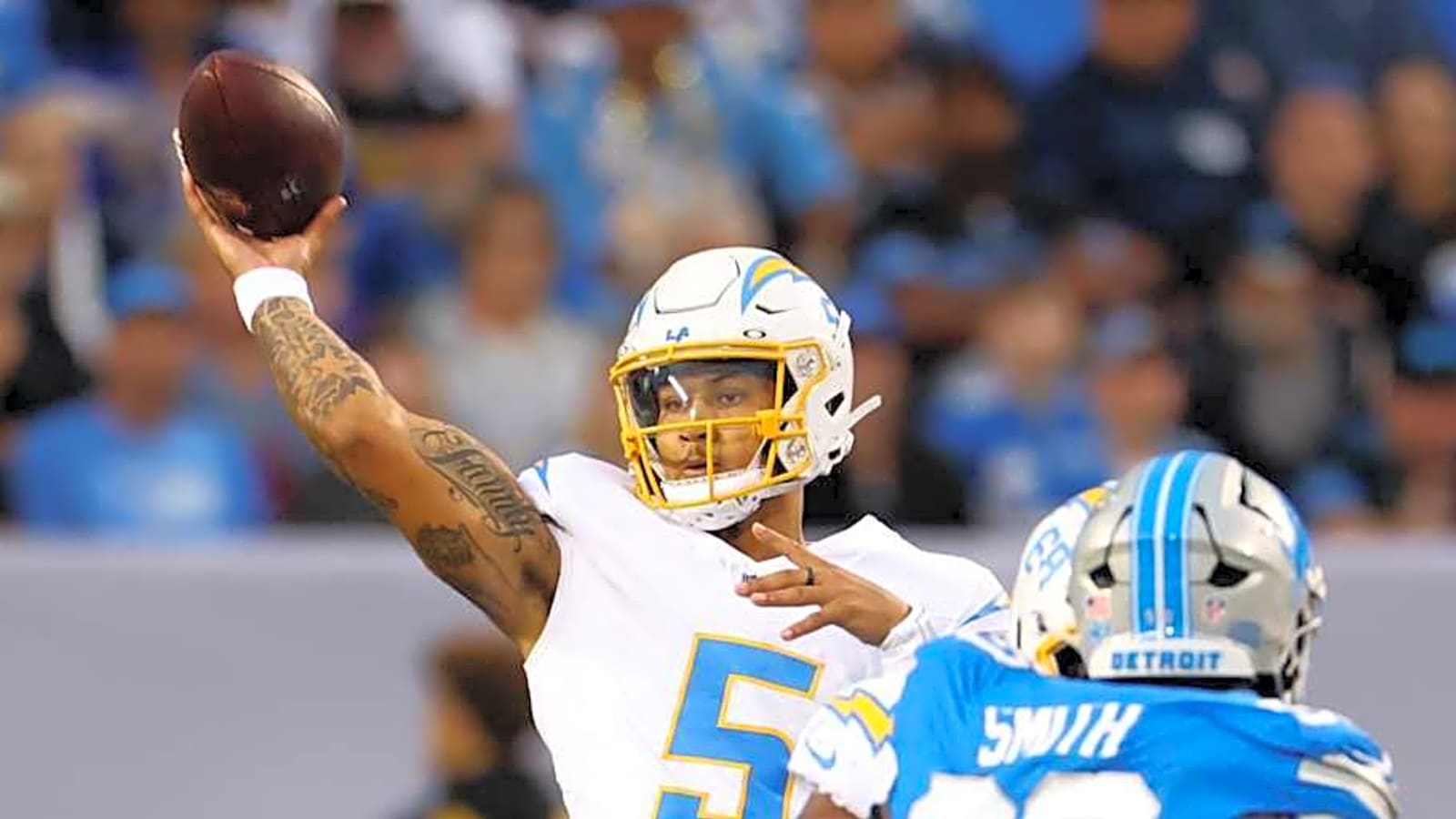 Chargers&#39; Trey Lance made a little personal history during win over Lions
