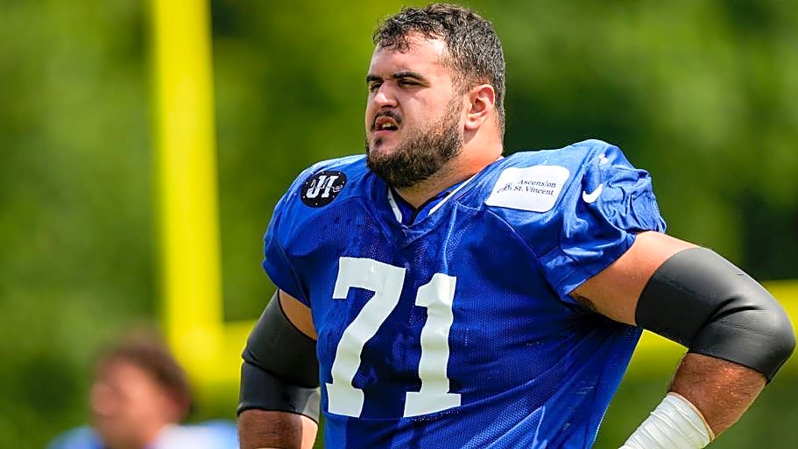 Matt Goncalves Bulks Up in Pursuit of Retaining Starting Role on Colts OL