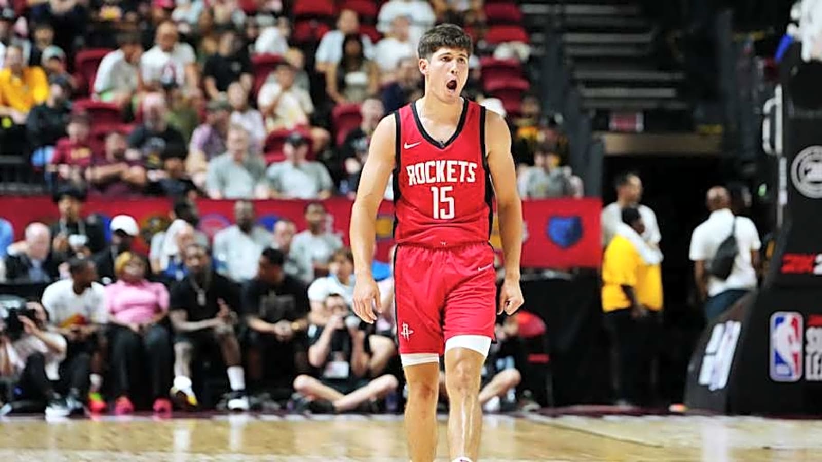 Reed Sheppard&#39;s Defense Stood Out in Rockets&#39; Summer League Opener