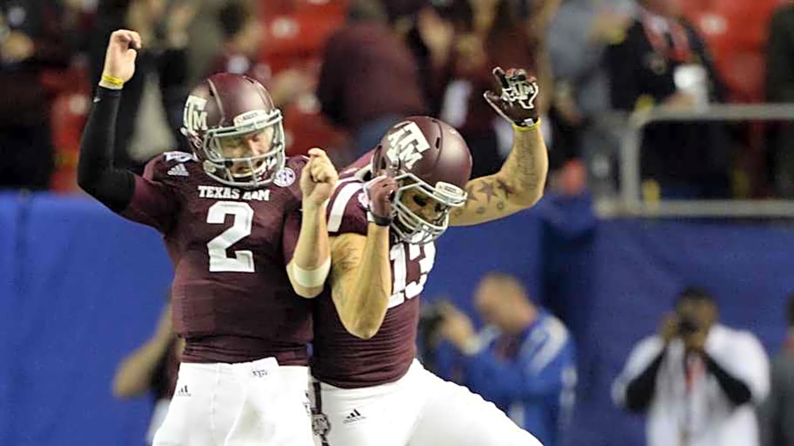 Texas A&M Football Legends Johnny Manziel And Mike Evans Relive Alabama Victory