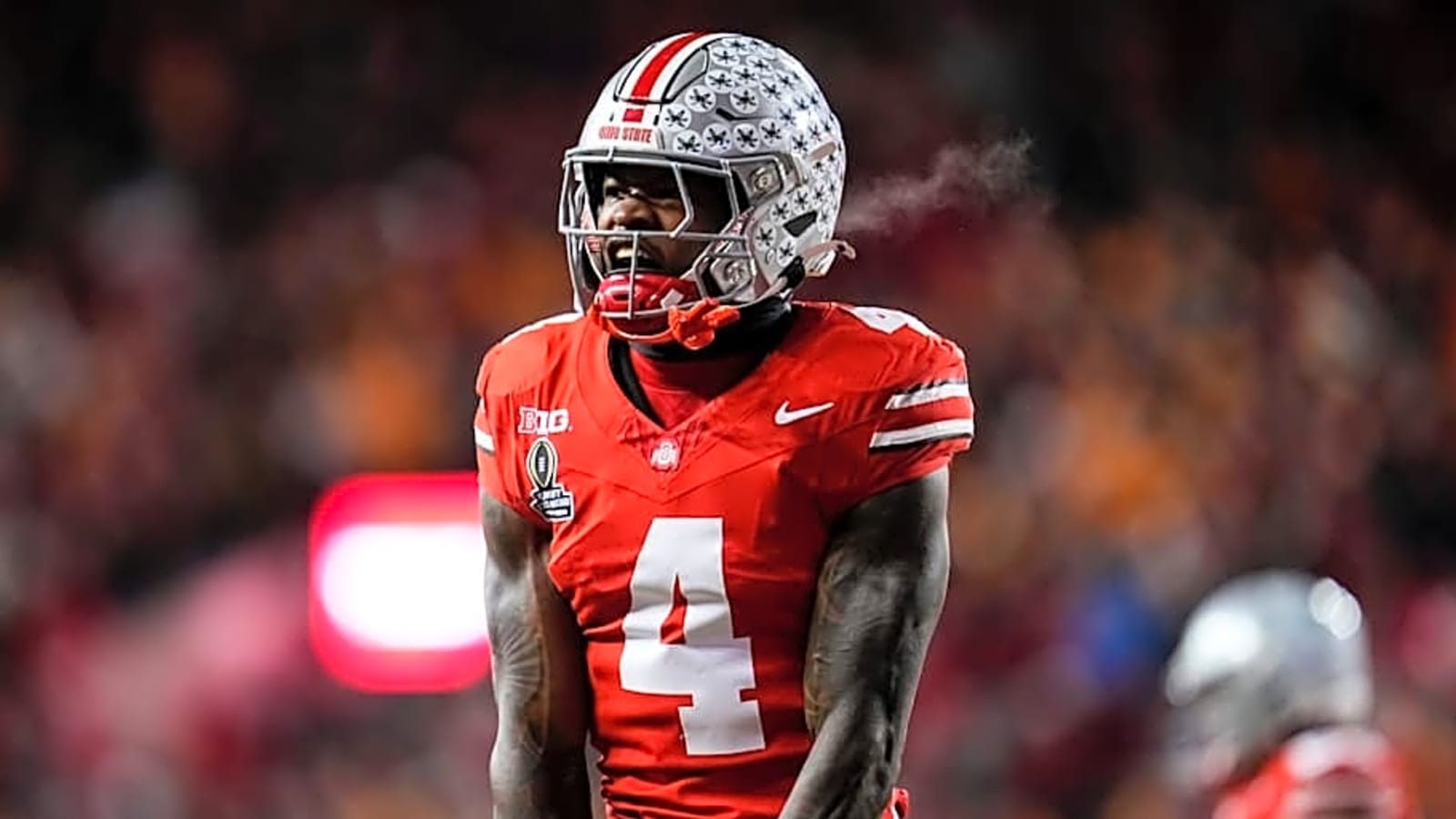 Which players have the highest NIL value on every Big Ten football program?