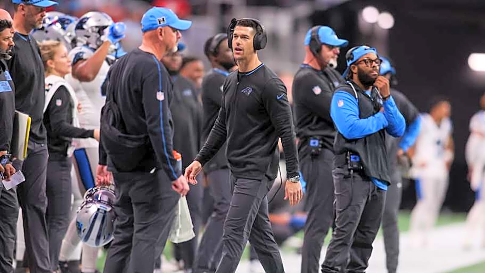 Carolina Panthers coach Dave Canales comments on suddenly-crowded WR corps