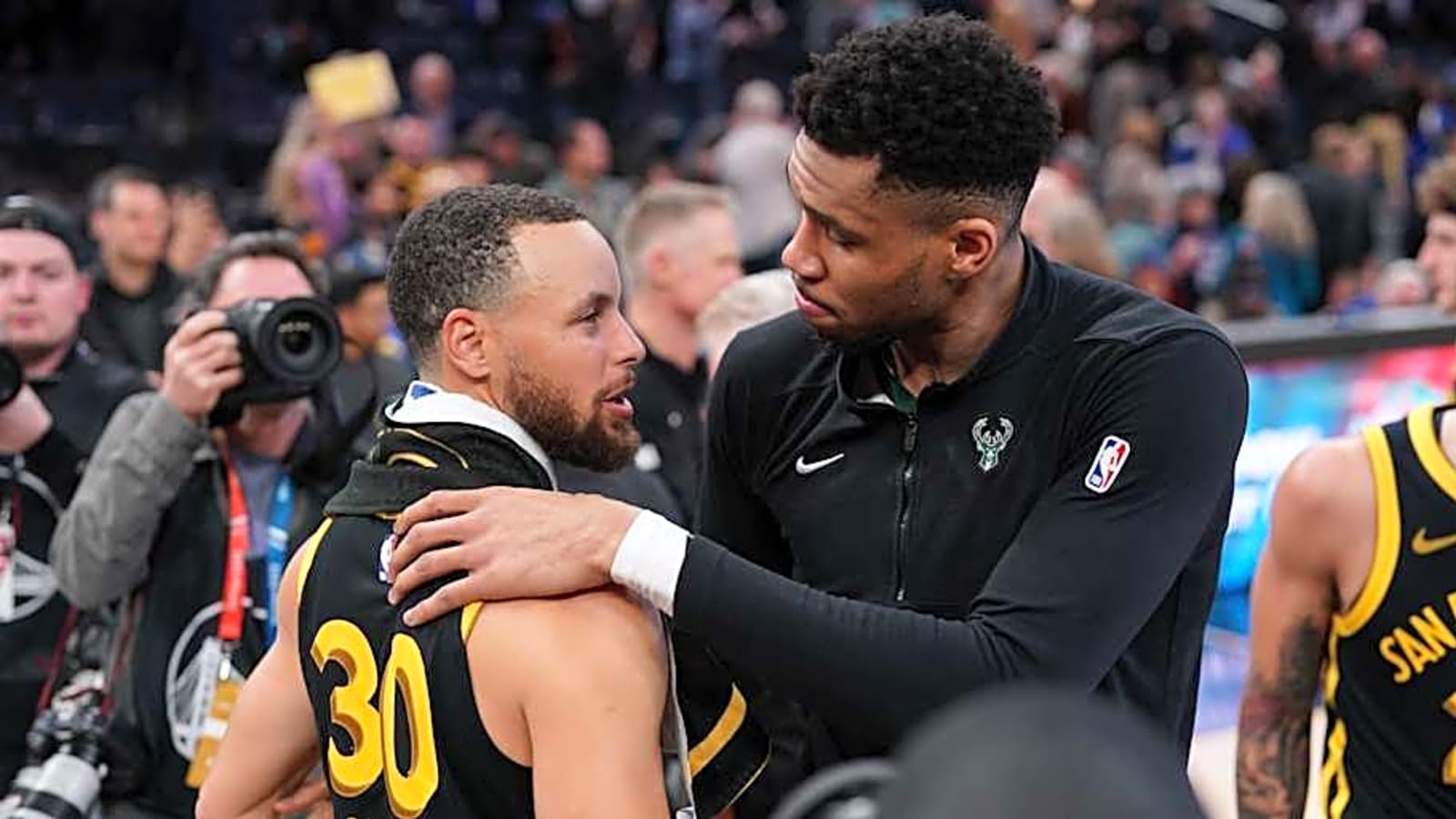 How a Giannis  Antetokounmpo pairing with Stephen Curry would break basketball