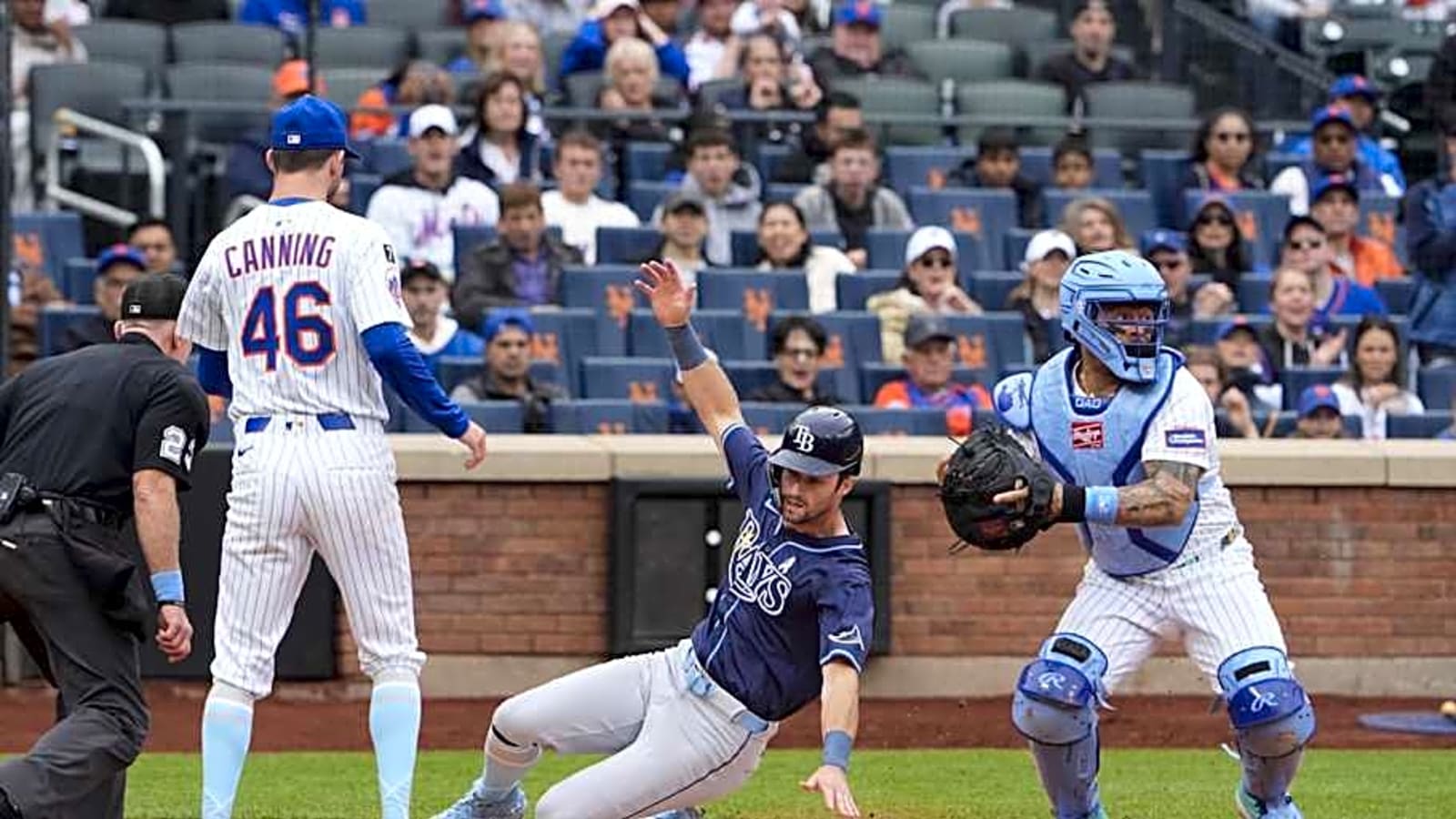 Mets swept for the first time this season after ugly loss to Rays