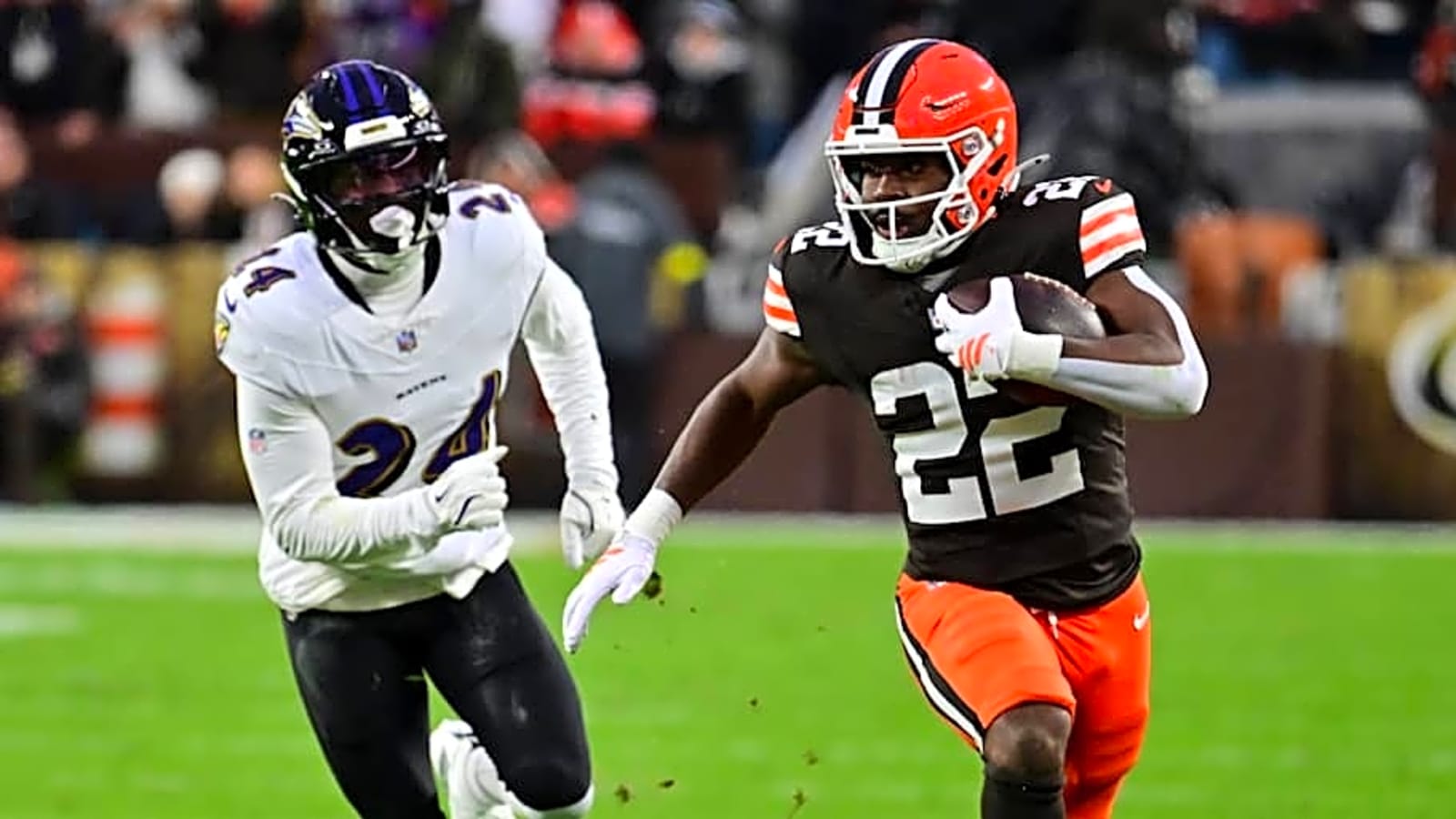 Rookie Dylan Sampson is being underutilized by the Cleveland Browns