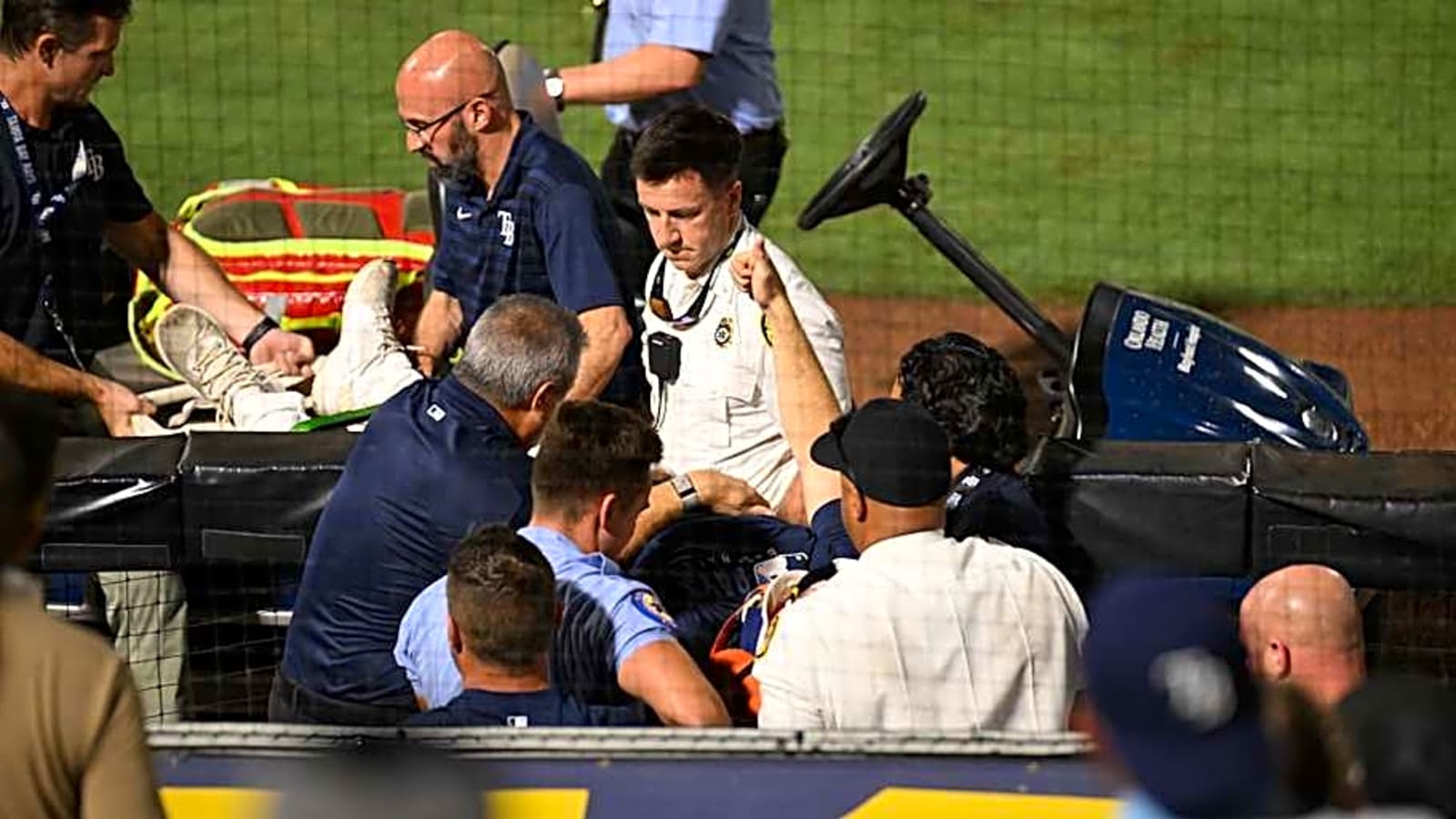 Tampa Bay Rays&#39; Kevin Cash and Drew Rasmussen React To Scary Hunter Bigge Injury