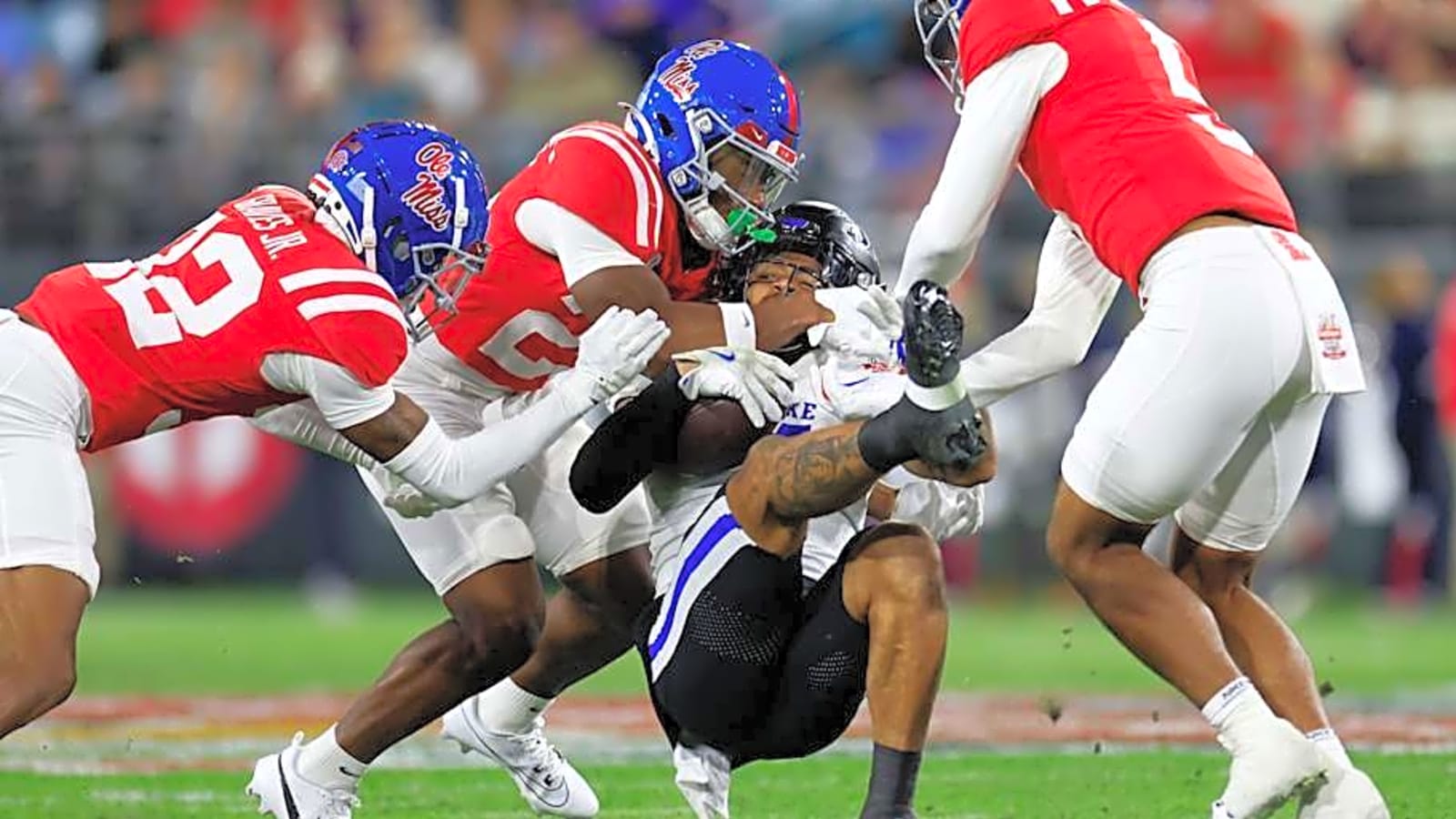 Prized Ole Miss Football Transfer Reveals Portal Destination to Missouri Tigers