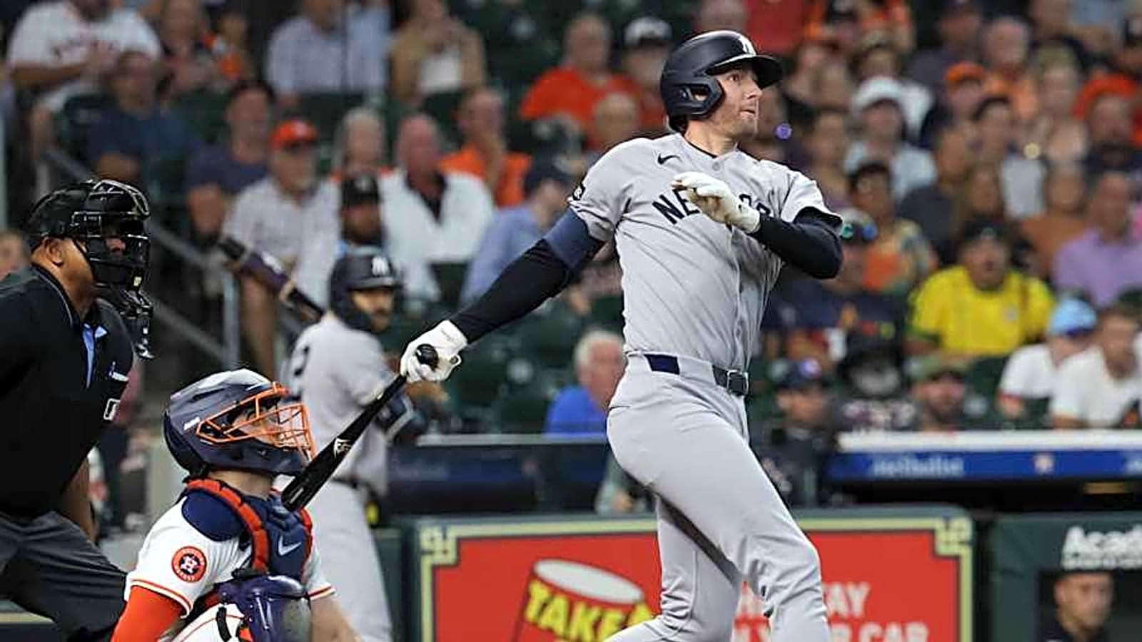 Yankees Slugger Breaks Slump Against Astros