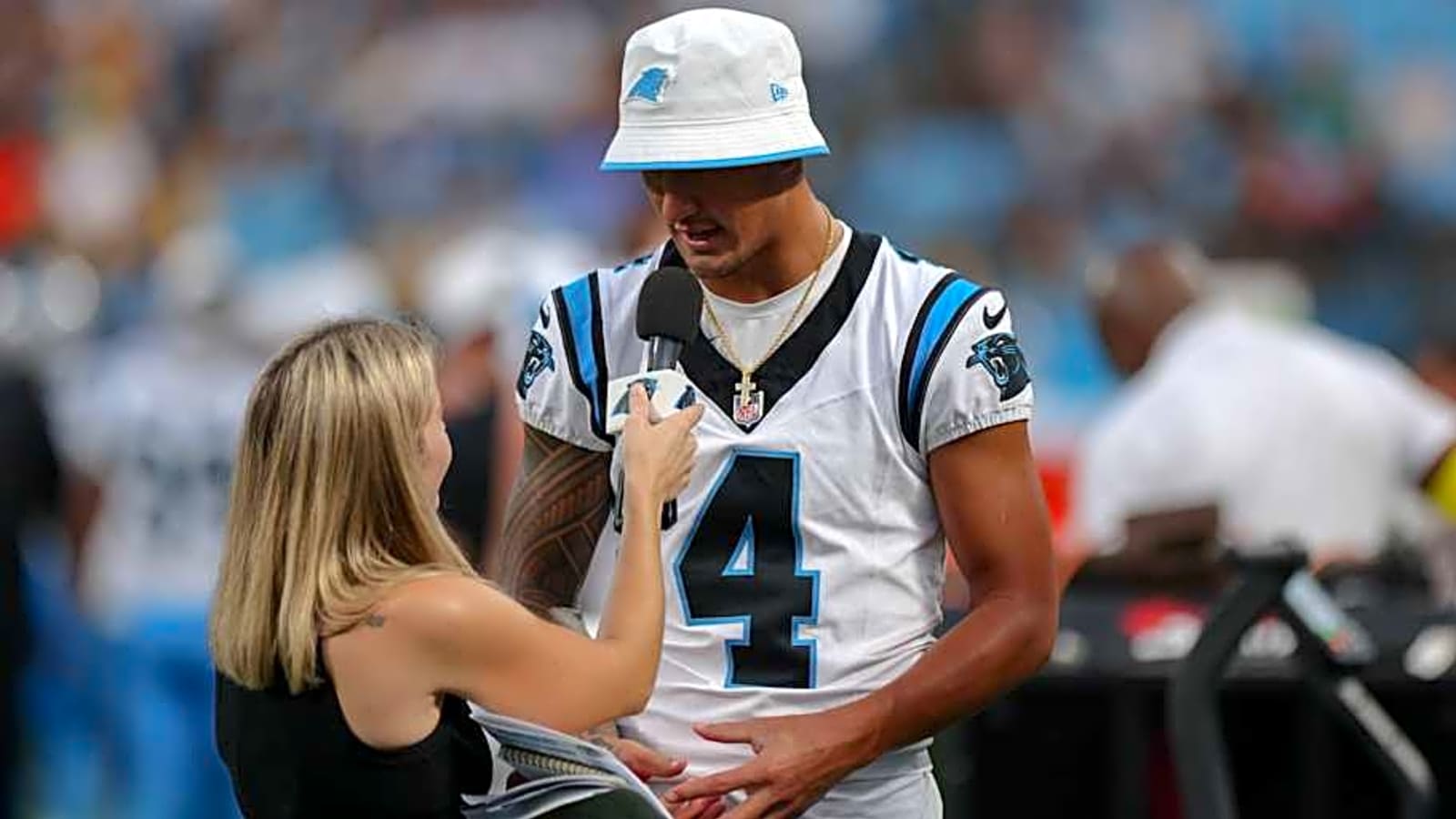 ESPN declares Panthers rookie WR Tetairoa McMillan a fantasy football league winner