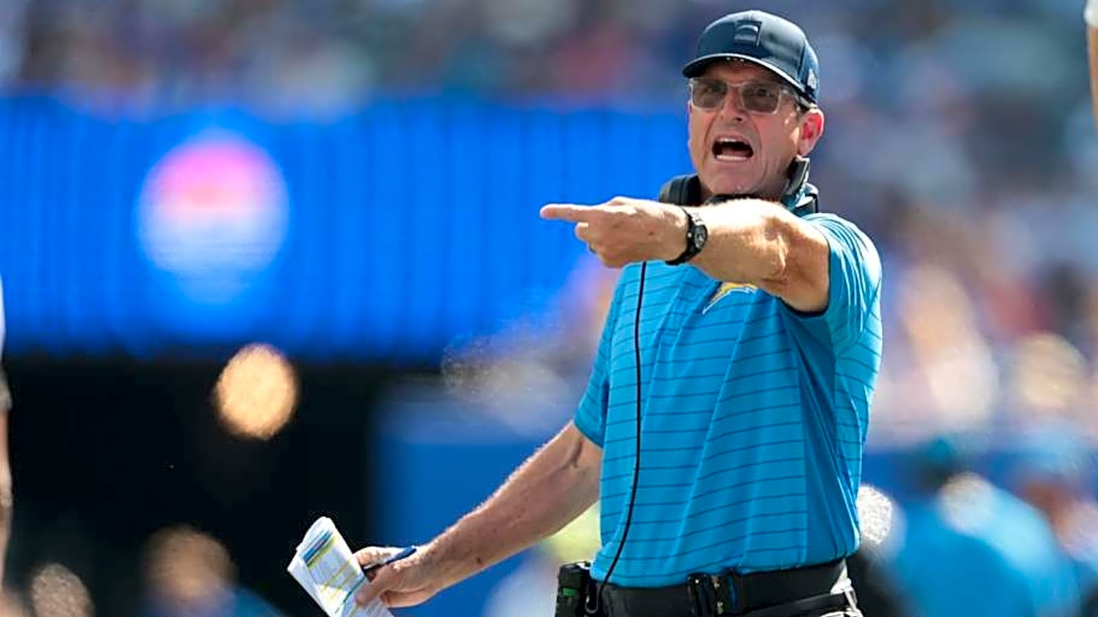 Chargers’ Jim Harbaugh under fire for failing Justin Herbert during upset loss