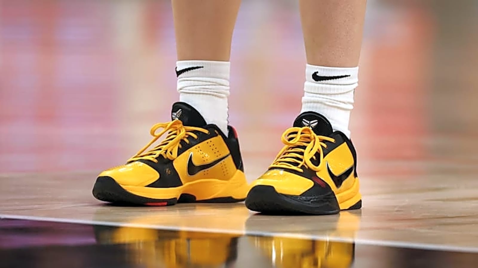 Caitlin Clark Returns to Iowa in Nike Kobe 5 'Bruce Lee' Sneakers