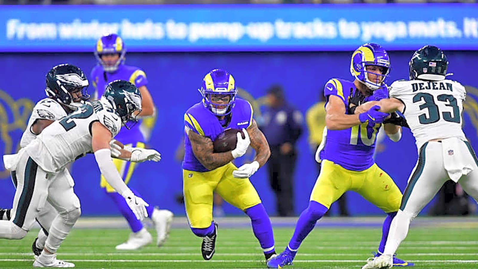 LA Rams running back Blake Corum looks to bounce back from injury to secure reps