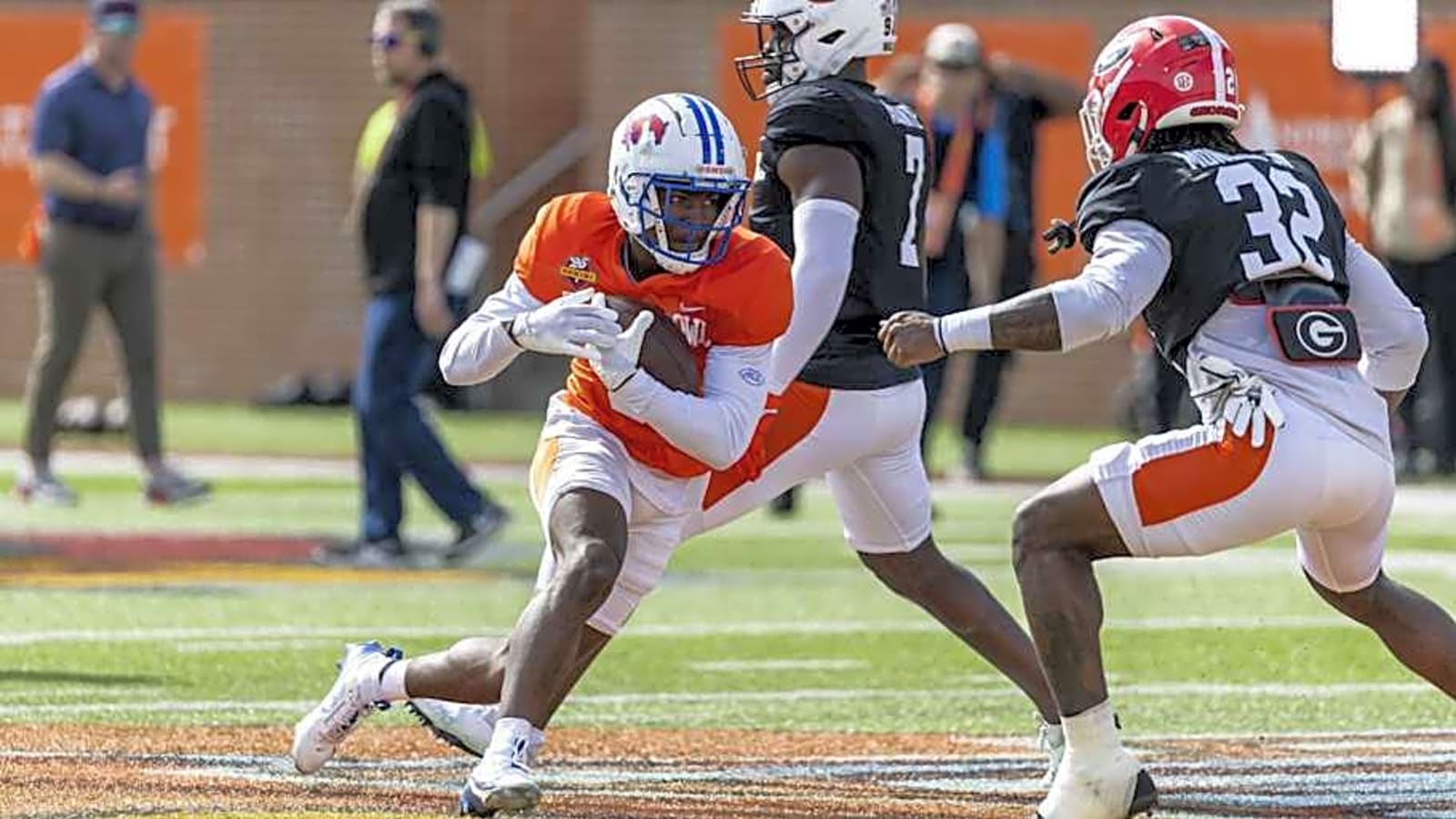 SI Picks Chiefs&#39; Brashard Smith as Favorite Late Round Pick