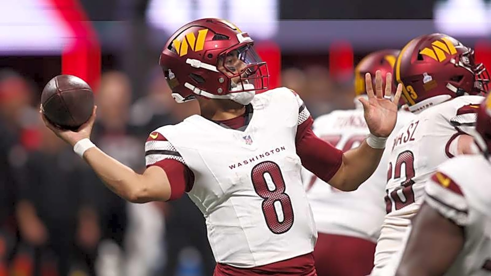 Marcus Mariota keeps Commanders afloat vs. Falcons