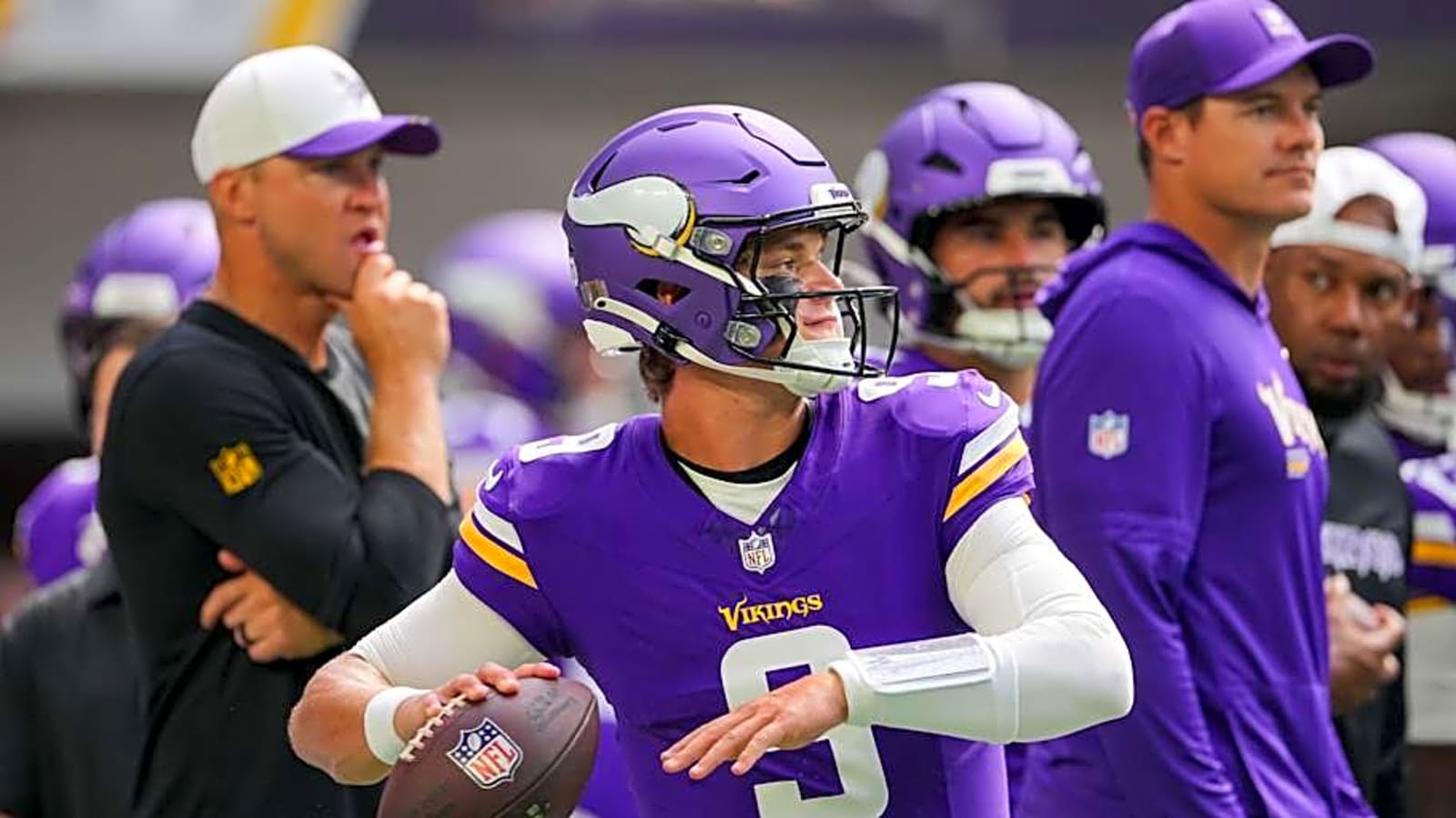 &#39;I want them to be high&#39;: Vikings coach outlines expectations for J.J. McCarthy