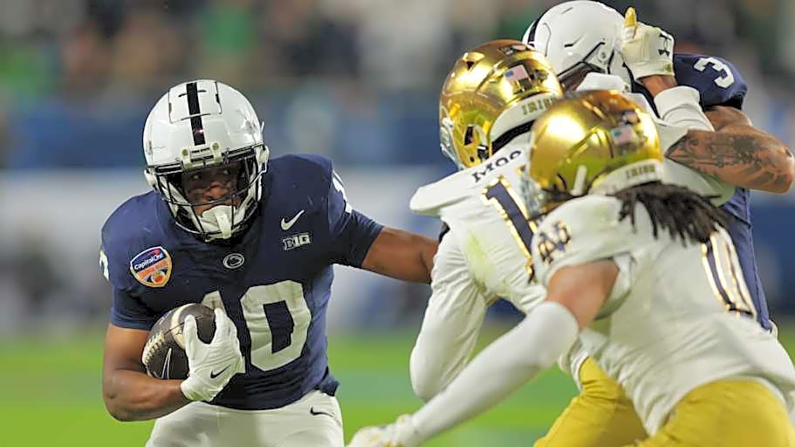 Nicholas Singleton Expects Penn State&#39;s Passing Game to Be &#39;More Explosive&#39;