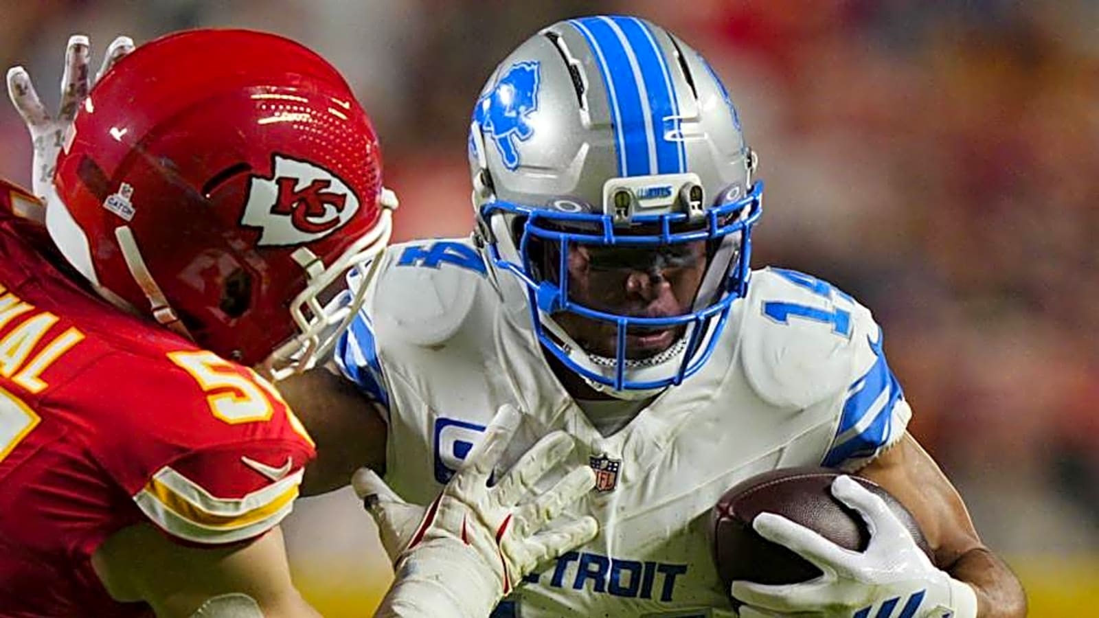 Studs and Duds: St. Brown Falters as Chiefs Run Away With Win