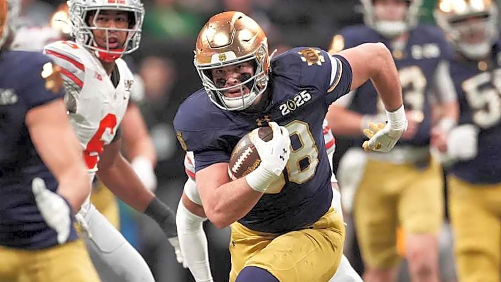 Patriots Draft Profile: Notre Dame TE Mitchell Evans